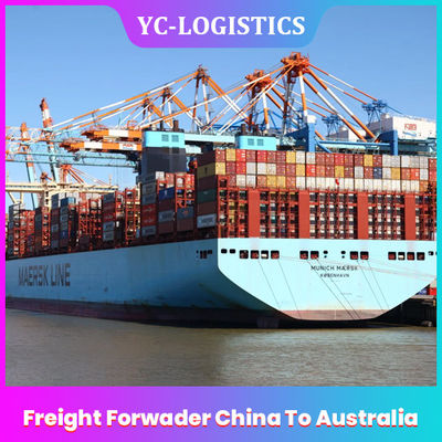 Haven aan Haven Overzeese Vrachtvervoerder China aan Australië