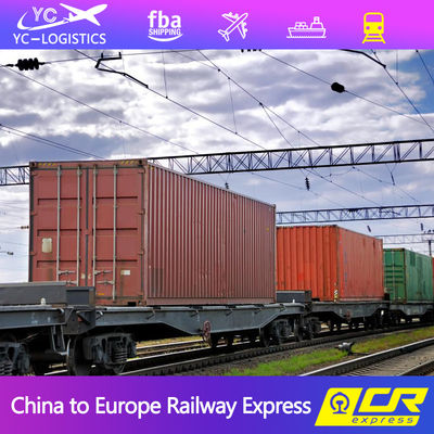 Trein die FBA Vrachtvervoerder van China verschepen aan Duitsland Frankrijk